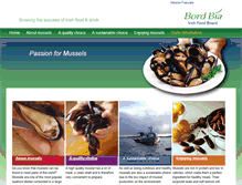Tablet Screenshot of irish-mussels.com